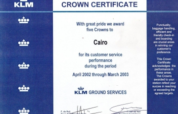 Crown Certificate 2002-2003